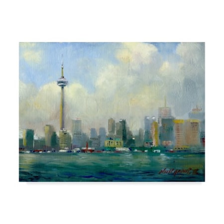 Hall Groat Ii 'Cn Tower, Toronto' Canvas Art,14x19